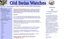 Desktop Screenshot of oldswisswatches.com